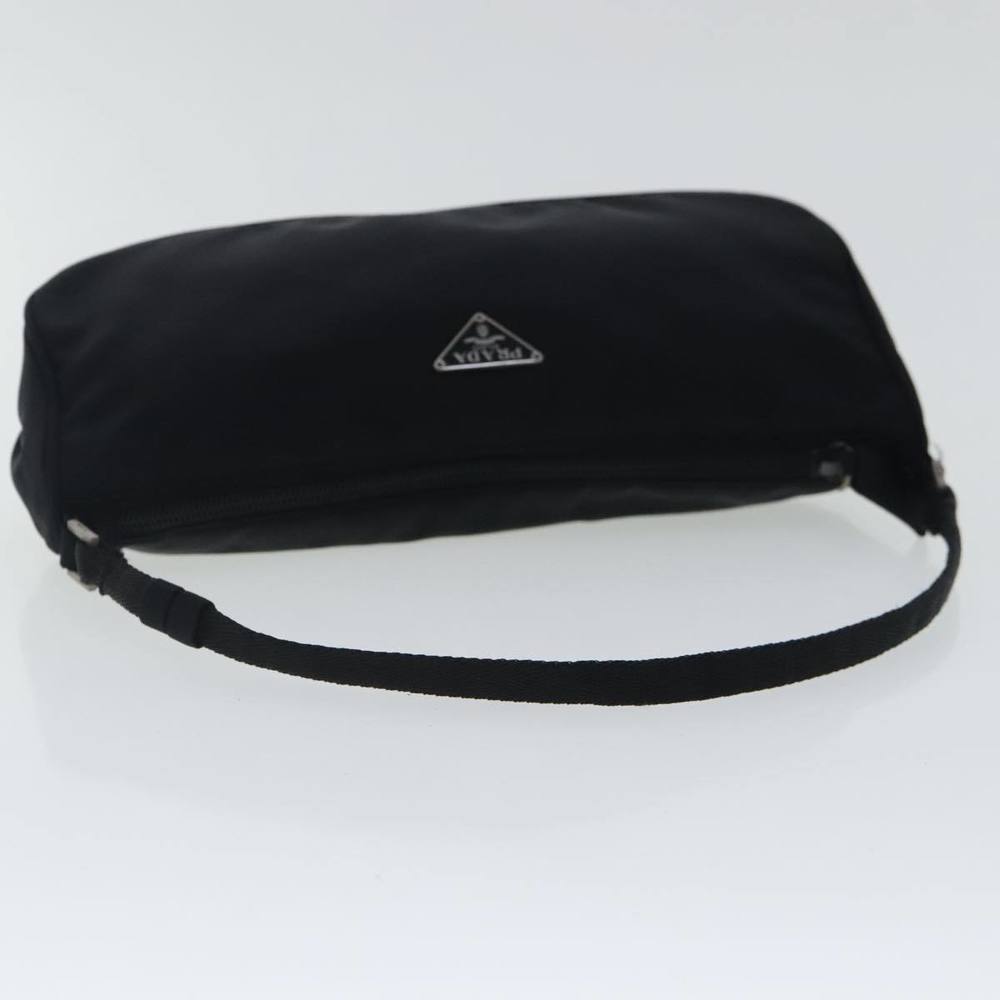 PRADA Accessory Pouch Nylon Black Silver Auth 96593 - Picture 7 of 16